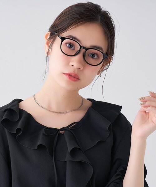 ボストン型 メガネ｜伊達メガネ 度付きメガネ（レンズ交換券付き) ユニ