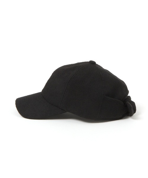 studio CLIP（スタディオクリップ）の「バックリボンCAP（キャップ・レディース・ブラック/アイボリー・FREE）」の5枚目の写真