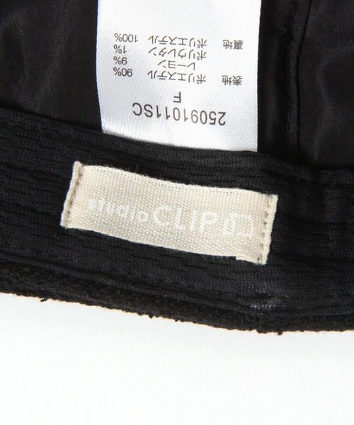 studio CLIP（スタディオクリップ）の「バックリボンCAP（キャップ・レディース・ブラック/アイボリー・FREE）」の13枚目の写真