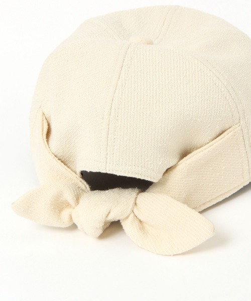 studio CLIP（スタディオクリップ）の「バックリボンCAP（キャップ・レディース・ブラック/アイボリー・FREE）」の15枚目の写真