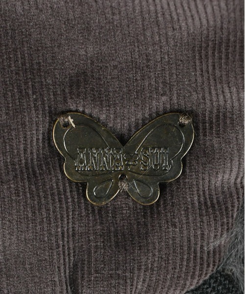 ANNA SUI(アナスイ)の「リバーシブルボンネット(キャップ・レディース・オフホワイト/チャコールグレー/ライトパープル/ベージュ・FREE)」の11枚目の写真