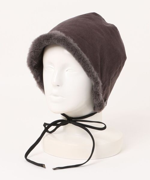 ANNA SUI(アナスイ)の「リバーシブルボンネット(キャップ・レディース・オフホワイト/チャコールグレー/ライトパープル/ベージュ・FREE)」の22枚目の写真