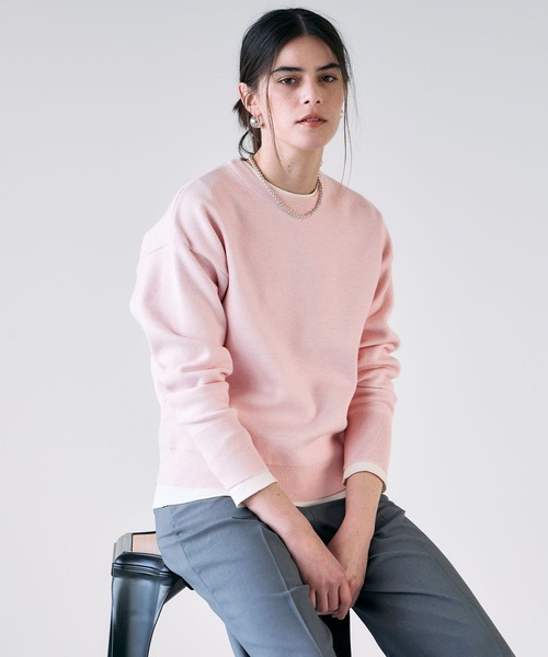N.O.R.C（ノーク）の「【ZOZO限定】ファンクションイージーニット（ニット/セーター・レディース・ブルー/ブラック/チャコール/ベビーピンク/アイボリー・フリー）」の5枚目の写真