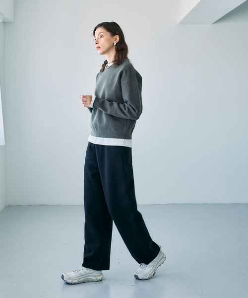 N.O.R.C（ノーク）の「【ZOZO限定】ファンクションイージーニット（ニット/セーター・レディース・ブルー/ブラック/チャコール/ベビーピンク/アイボリー・フリー）」の20枚目の写真