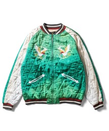 HOUSTON｜ヒューストンのスカジャン（グリーン・カーキ/緑色系）通販