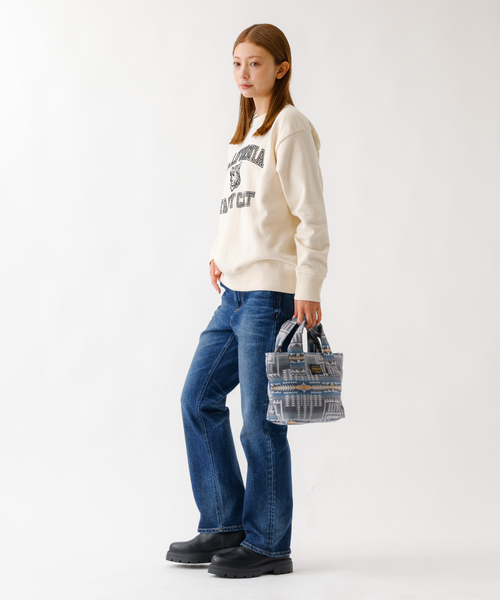 PENDLETON(ペンドルトン)の「【PENDLETON/ペンドルトン】FLANNEL TOTEBAG/トートバッグ/フランネル素材/中綿入り/ユニセックス【WEB限定】(トートバッグ・メンズ・ベージュ/チャコールグレー・フリー)」の8枚目の写真