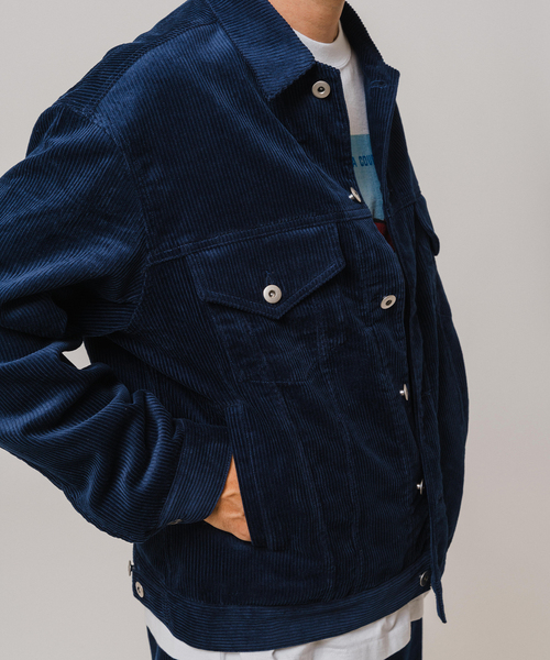 コーデュロイ トラッカー ジャケット（その他アウター）｜EDIFICE