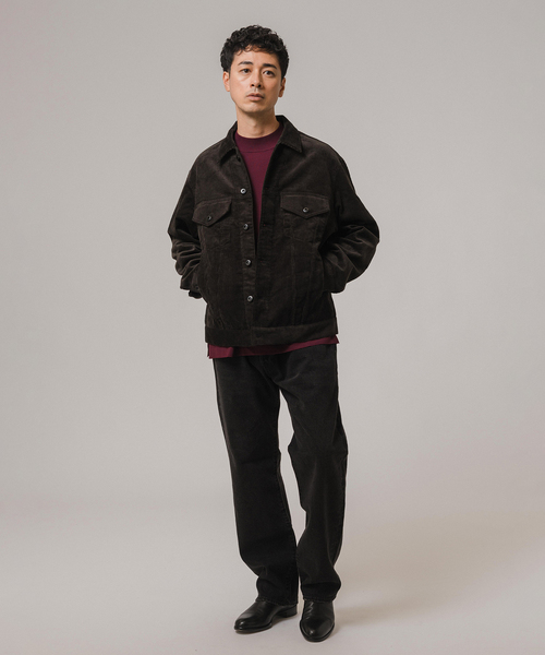 EDIFICE（エディフィス）の「コーデュロイ トラッカー ジャケット（その他アウター・メンズ・ブラック系その他/ベージュ系その他/ネイビー・SMALL/MEDIUM/LARGE）」の4枚目の写真