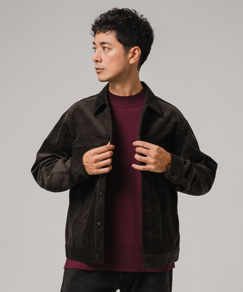 EDIFICE（エディフィス）の「コーデュロイ トラッカー ジャケット（その他アウター・メンズ・ブラック系その他/ベージュ系その他/ネイビー・SMALL/MEDIUM/LARGE）」の8枚目の写真