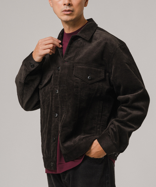 EDIFICE（エディフィス）の「コーデュロイ トラッカー ジャケット（その他アウター・メンズ・ブラック系その他/ベージュ系その他/ネイビー・SMALL/MEDIUM/LARGE）」の11枚目の写真