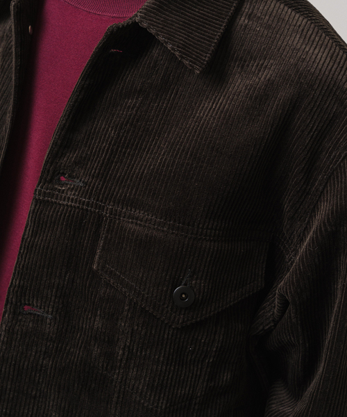 EDIFICE（エディフィス）の「コーデュロイ トラッカー ジャケット（その他アウター・メンズ・ブラック系その他/ベージュ系その他/ネイビー・SMALL/MEDIUM/LARGE）」の12枚目の写真