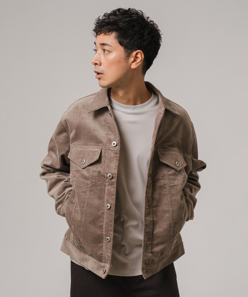 EDIFICE（エディフィス）の「コーデュロイ トラッカー ジャケット（その他アウター・メンズ・ブラック系その他/ベージュ系その他/ネイビー・SMALL/MEDIUM/LARGE）」の19枚目の写真