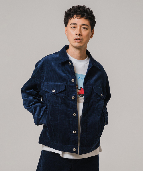 コーデュロイ トラッカー ジャケット（その他アウター）｜EDIFICE