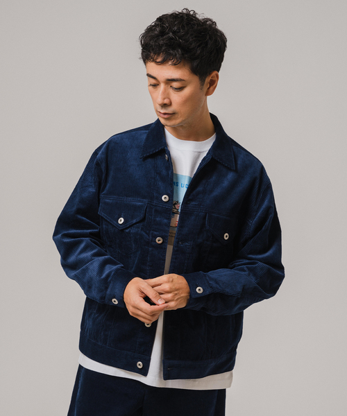 コーデュロイ トラッカー ジャケット（その他アウター）｜EDIFICE