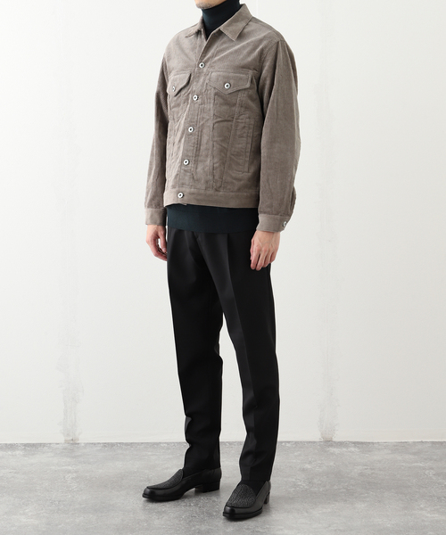 コーデュロイ トラッカー ジャケット（その他アウター）｜EDIFICE