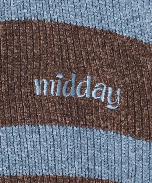 PBLIM（ページボーイリム）の「《UNISEX》ベロアボーダーニット（ニット/セーター・レディース・ブルー/イエロー・FREE）」の22枚目の写真