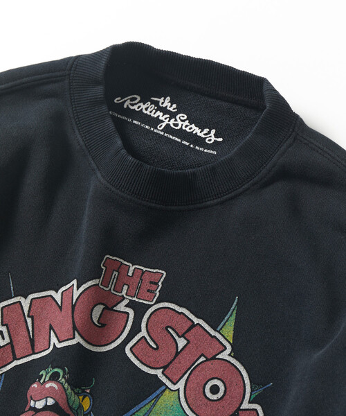 FREAK'S STORE(フリークスストア)の「【EXCLUSIVE】 The Rolling Stones SWT/ローリングストーンズ フロントプリント クルーネック スウェット(スウェット・メンズ・ブラック/オフホワイト・LARGE/MEDIUM/X-LARGE)」の7枚目の写真