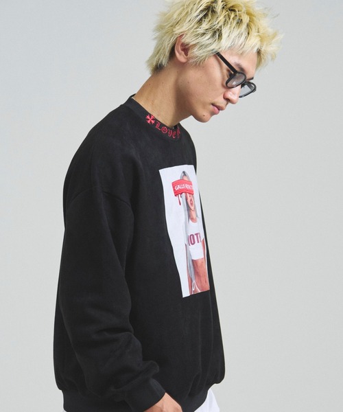GALLIS ADDICTION（ガリスアディクション）の「GA SUEDE PHOTO CREW（スウェット・メンズ・ブラック/アイボリー・M/L）」の17枚目の写真