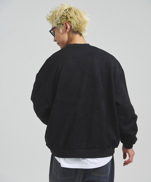 GALLIS ADDICTION（ガリスアディクション）の「GA SUEDE PHOTO CREW（スウェット・メンズ・ブラック/アイボリー・M/L）」の11枚目の写真