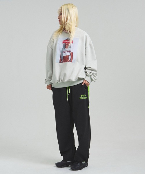 GALLIS ADDICTION（ガリスアディクション）の「GA SUEDE PHOTO CREW（スウェット・メンズ・ブラック/アイボリー・M/L）」の22枚目の写真