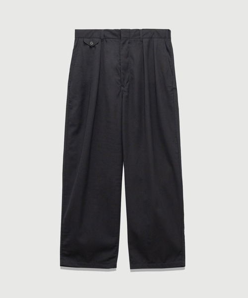 nanamica / ナナミカ】Wool Gabardine Pleat Pants（スラックス