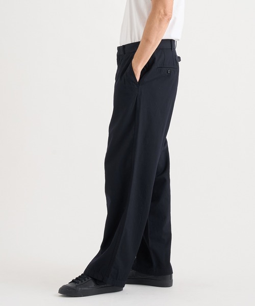nanamica / ナナミカ】Wool Gabardine Pleat Pants（スラックス