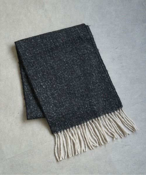 VENCEEXCHANGE(ヴァンスエクスチェンジ)の「大判ミックスマフラー(マフラー・レディース・ベージュ/ブルー/ブラック・FREE)」の2枚目の写真