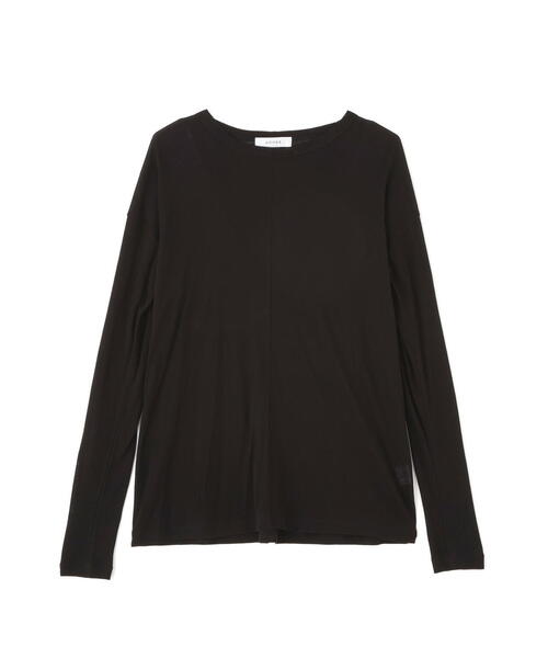ADORE(アドーア)の「◆ソフトハイゲージジャージートップス(Tシャツ/カットソー・レディース・ブラック/ピンク/ミント/グレー・38)」の5枚目の写真