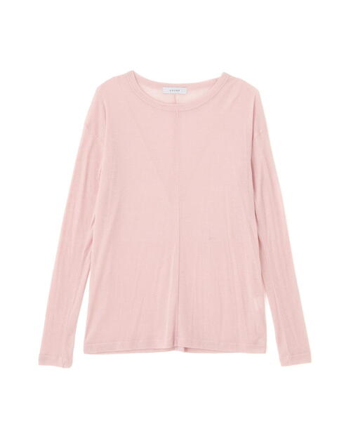 ADORE(アドーア)の「◆ソフトハイゲージジャージートップス(Tシャツ/カットソー・レディース・ブラック/ピンク/ミント/グレー・38)」の17枚目の写真