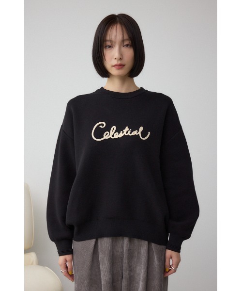 セール】ロゴ刺繍ニットトップス（ニット/セーター）｜AZUL BY MOUSSY