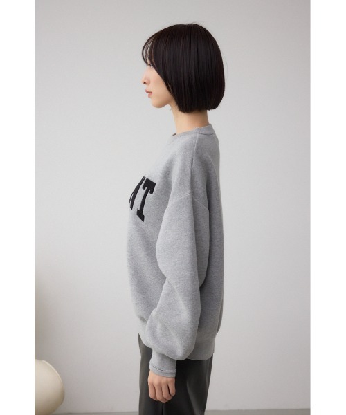 AZUL by moussy(アズールバイマウジー)の「ロゴ刺繍ニットトップス(ニット/セーター・レディース・ブラック/ライトイエロー/杢グレー・FREE)」の20枚目の写真
