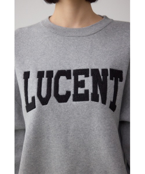 AZUL by moussy(アズールバイマウジー)の「ロゴ刺繍ニットトップス(ニット/セーター・レディース・ブラック/ライトイエロー/杢グレー・FREE)」の22枚目の写真