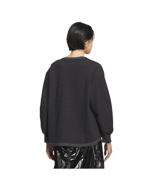 adidas(アディダス)の「【別注】アディダス adidas ラックスフロー オールデイズ ルーズフィット ワッフル フリース クルーシ 限定コラボ(Tシャツ/カットソー・レディース・オフホワイト/チャコールグレー/ピンク・S/M/L/XL)」の19枚目の写真