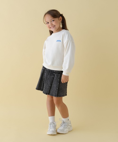 GLOBAL WORK（グローバルワーク）の「【シナモロール/ハンギョドン】アップリケスウェット/595485（スウェット・キッズ・ブルー系その他/ライトグリーン/ホワイト/チャコールグレー・100cm/120cm/110cm/150cm/140cm/160cm/130cm）」の8枚目の写真