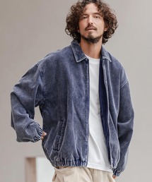 CAMBIO（カンビオ）の「mj11215-フェード加工コーデュロイZIPブルゾン（ブルゾン）」