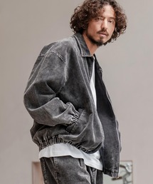 CAMBIO（カンビオ）の「mj11215-フェード加工コーデュロイZIPブルゾン（ブルゾン）」