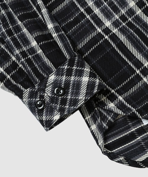 TAKAHIROMIYASHITATheSoloIst.(タカヒロミヤシタザソロイスト)の「harf zip pullover work shirt.(シャツ/ブラウス・メンズ・ブラウン/ブルー/ブラック・48/46)」の7枚目の写真