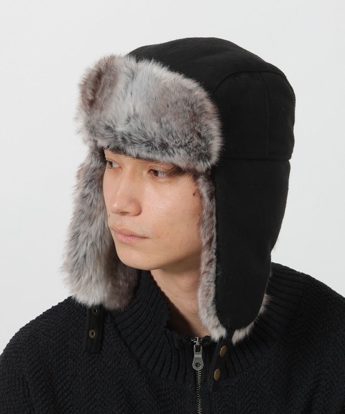 LAKOLE(ラコレ)の「フライトハット / 581013(ハット・メンズ・ネイビー/ブラウン/ブラック・9)」の10枚目の写真