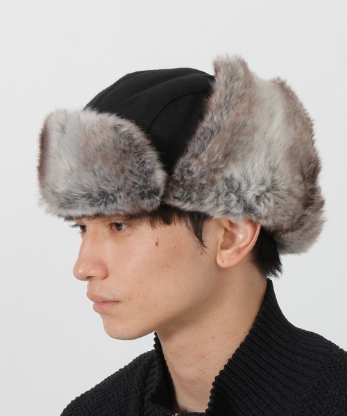 LAKOLE(ラコレ)の「フライトハット / 581013(ハット・メンズ・ネイビー/ブラウン/ブラック・9)」の11枚目の写真