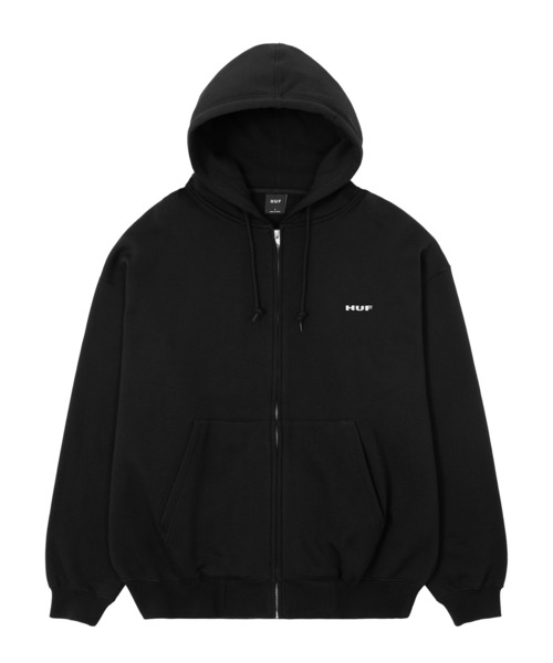 HUF（ハフ）の「MANHOLE FULL ZIP HOODIE（パーカー・メンズ・アッシュグレー/ブラック/ネイビー・S/M/L/XL/XXL）」の6枚目の写真