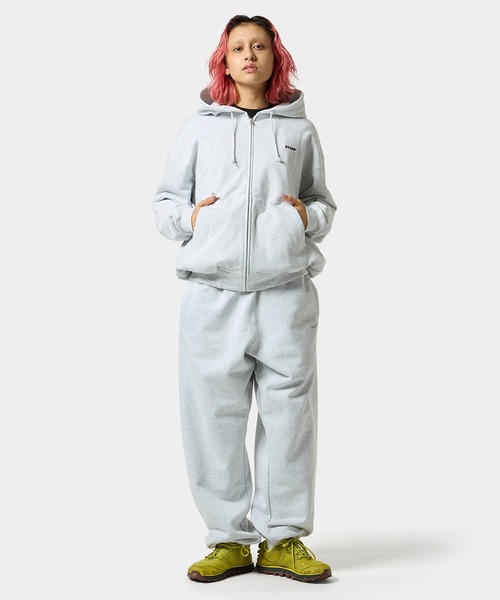 HUF（ハフ）の「MANHOLE FULL ZIP HOODIE（パーカー・メンズ・アッシュグレー/ブラック/ネイビー・S/M/L/XL/XXL）」の20枚目の写真