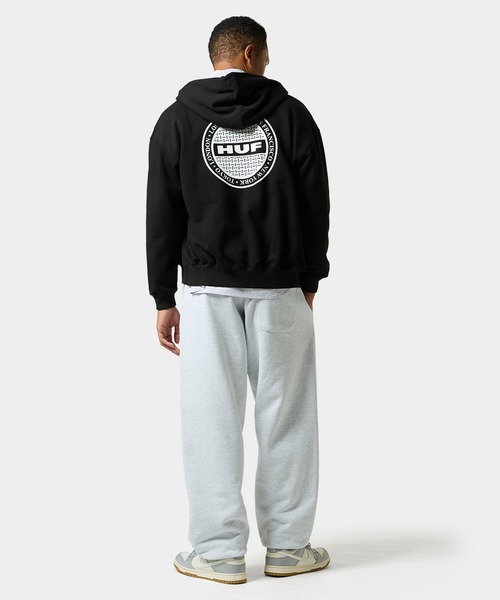 HUF（ハフ）の「MANHOLE FULL ZIP HOODIE（パーカー・メンズ・アッシュグレー/ブラック/ネイビー・S/M/L/XL/XXL）」の19枚目の写真