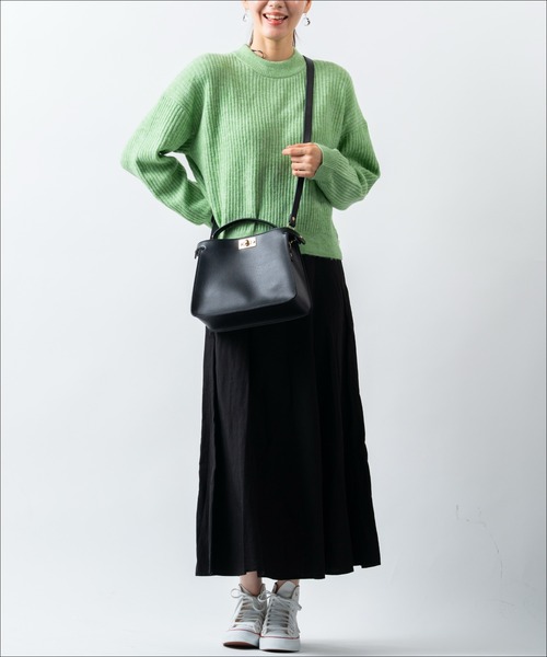 MURA(ムラ)の「Cantea(カンテア) PU(合成皮革) 2WAY ショルダーベルト付き ハンドバッグ(ショルダーバッグ・レディース・ダークブラウン/キャメル/ベージュ/ネイビー/グレー/ブラック・FREE)」の7枚目の写真