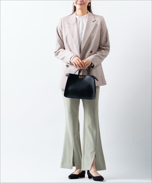 MURA(ムラ)の「Cantea(カンテア) PU(合成皮革) 2WAY ショルダーベルト付き ハンドバッグ(ショルダーバッグ・レディース・ダークブラウン/キャメル/ベージュ/ネイビー/グレー/ブラック・FREE)」の8枚目の写真