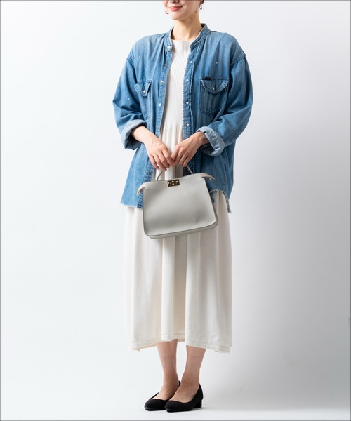 MURA(ムラ)の「Cantea(カンテア) PU(合成皮革) 2WAY ショルダーベルト付き ハンドバッグ(ショルダーバッグ・レディース・ダークブラウン/キャメル/ベージュ/ネイビー/グレー/ブラック・FREE)」の9枚目の写真