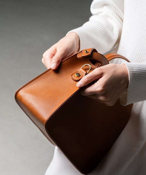 MURA(ムラ)の「Cantea(カンテア) PU(合成皮革) 2WAY ショルダーベルト付き ハンドバッグ(ショルダーバッグ・レディース・ダークブラウン/キャメル/ベージュ/ネイビー/グレー/ブラック・FREE)」の21枚目の写真
