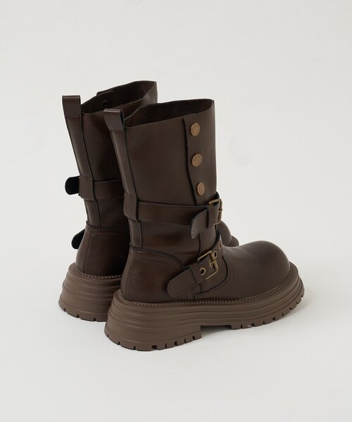 CIAOPANIC（チャオパニック）の「【neutral by ciaopanic】厚底ベルト付ブーツ（ブーツ・レディース・ブラック/ブラウン・36/37/38）」の17枚目の写真