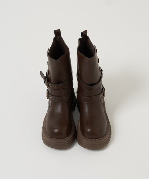 CIAOPANIC（チャオパニック）の「【neutral by ciaopanic】厚底ベルト付ブーツ（ブーツ・レディース・ブラック/ブラウン・36/37/38）」の18枚目の写真