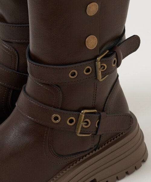 CIAOPANIC（チャオパニック）の「【neutral by ciaopanic】厚底ベルト付ブーツ（ブーツ・レディース・ブラック/ブラウン・36/37/38）」の21枚目の写真