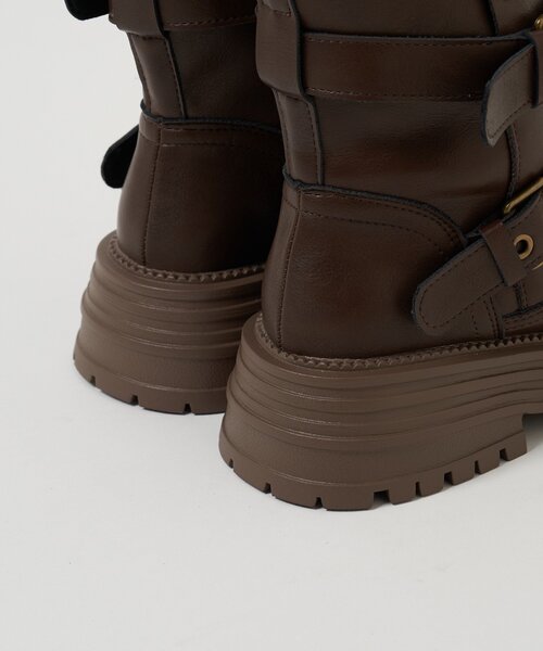 CIAOPANIC（チャオパニック）の「【neutral by ciaopanic】厚底ベルト付ブーツ（ブーツ・レディース・ブラック/ブラウン・36/37/38）」の22枚目の写真